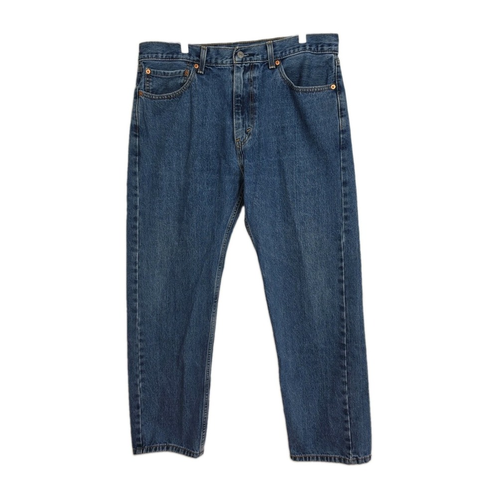 Levi's 505‎ Jeans Men's Size 36x30 Med. Wash Blue Straight Leg Logo